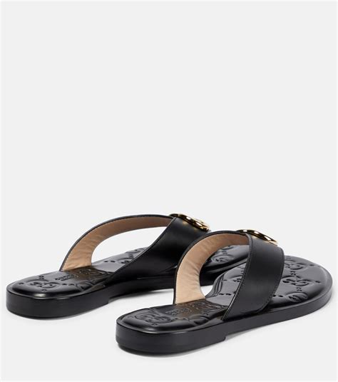 gucci women's thong sandals|women's interlocking g thong sandal.